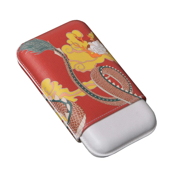 Elie Bleu Dragon Cigar Case LE (3 Cigars)
