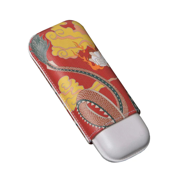Elie Bleu Dragon Cigar Case LE (2 Cigars)
