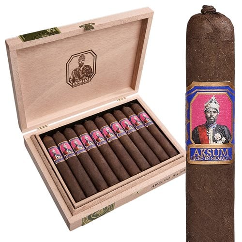 Foundation Aksum Claro Maduro (Corona Gorda) (5.5" x 48) Cigar