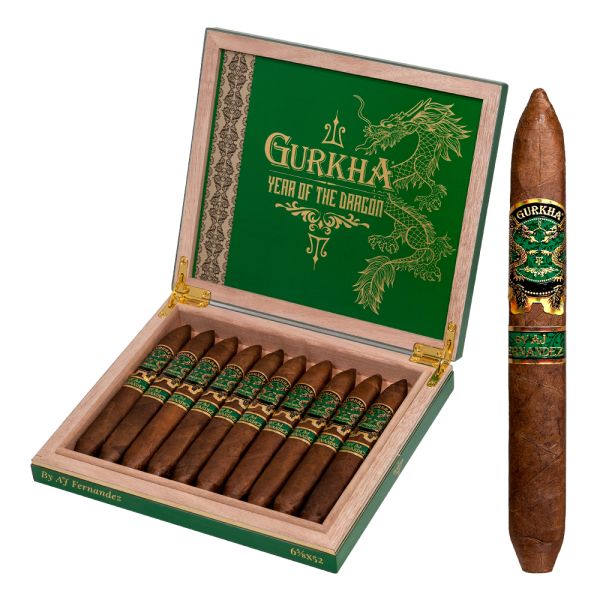 Gurkha Year Of The Dragon By AJ Fernandez | Toro Cigar | 6.63" x 52