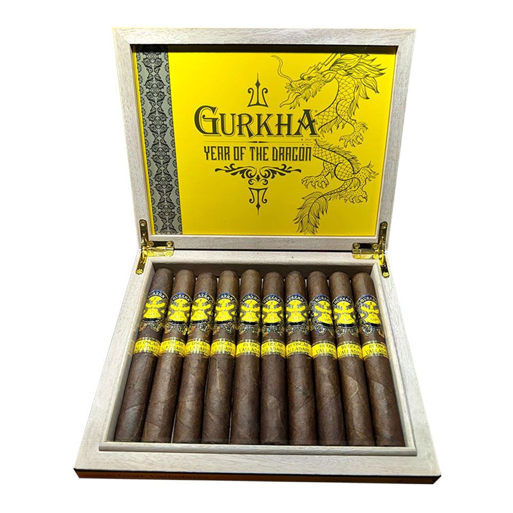 Gurkha Year Of The Dragon By Oscar Valladares (Toro) (6.0" x 52) Premium Cigar