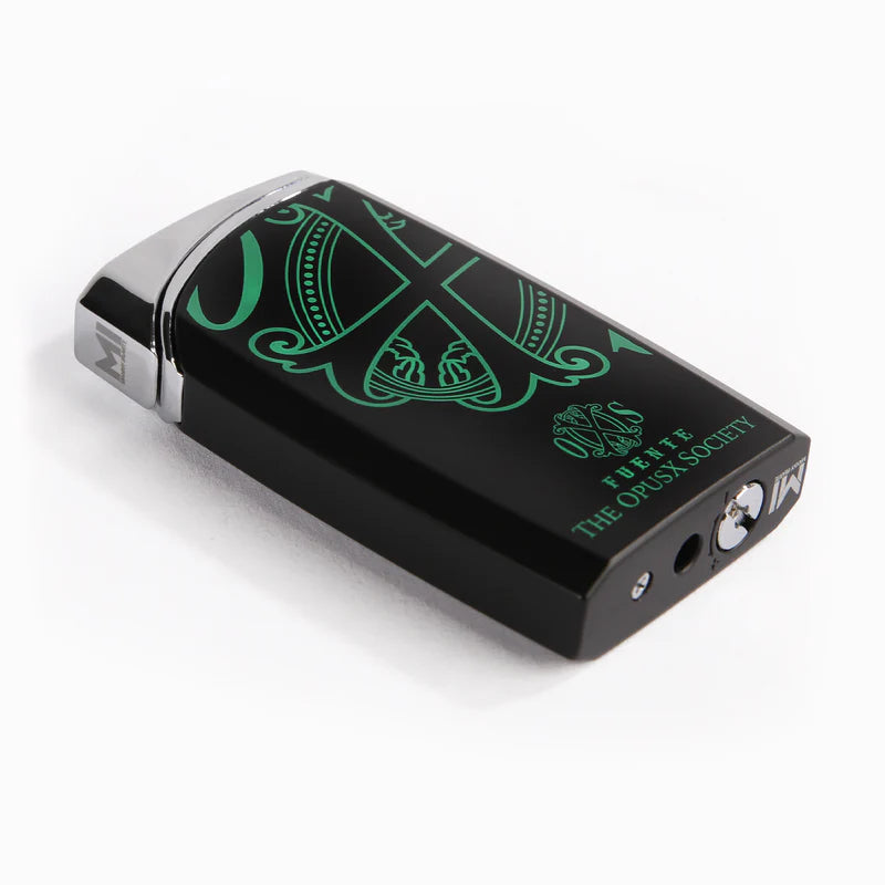 The Opus X Society J30 Matte Green Lighter