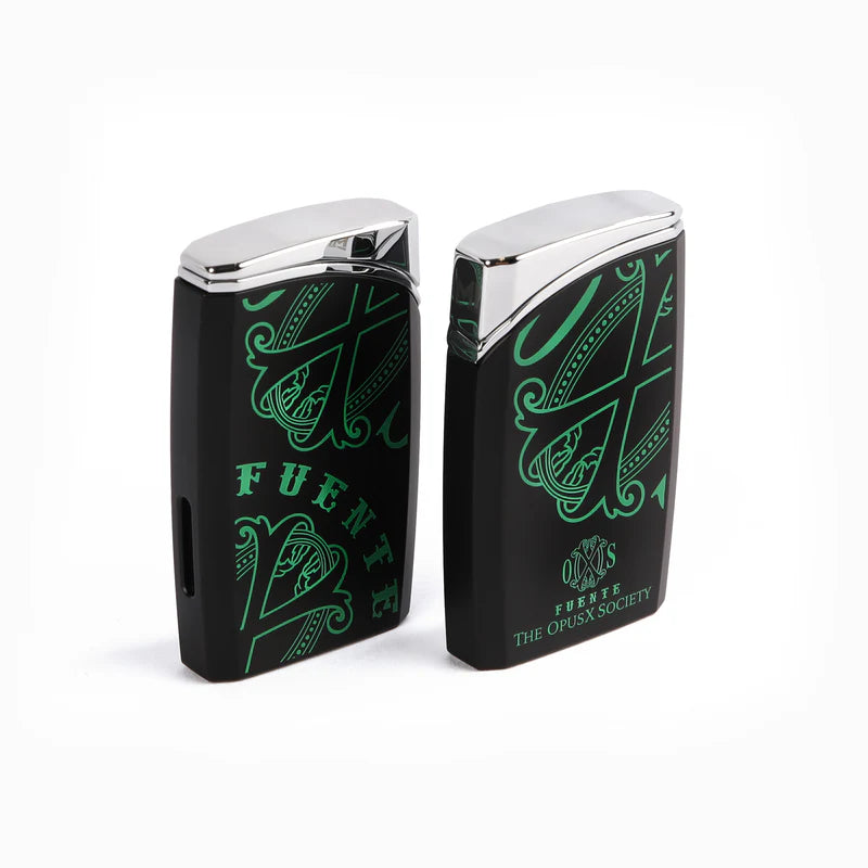The Opus X Society J30 Matte Green Lighter