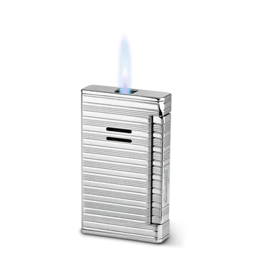 Davidoff Jet Flame Lighter - Lines Brushed Pallad