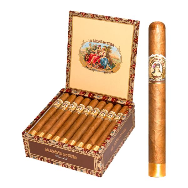 La Aroma De Cuba Connecticut Churchill (7.0" x 50) - Smooth and Elegant