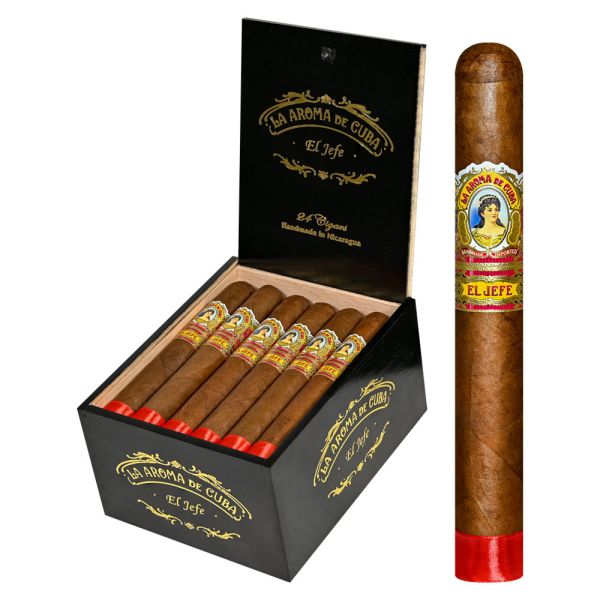 La Aroma De Cuba El Jefe (Churchill Gordo) - Full-Bodied Cigar