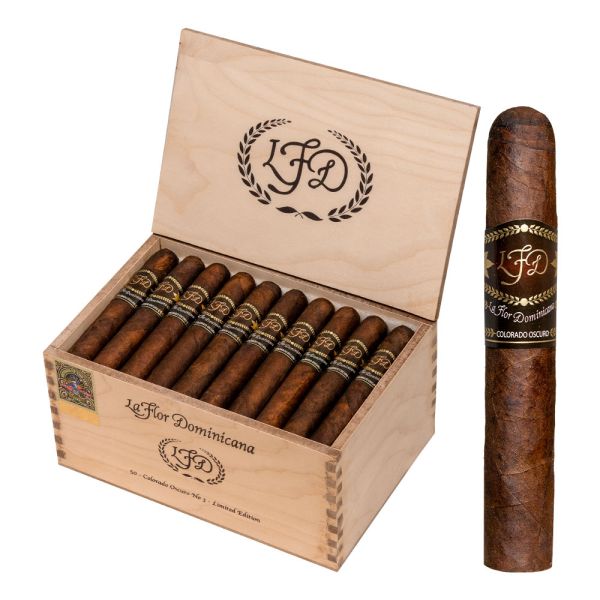 La Flor Dominicana (LFD) Limited Production Colorado Oscuro No 3 (Robusto) (5.0" x 50)