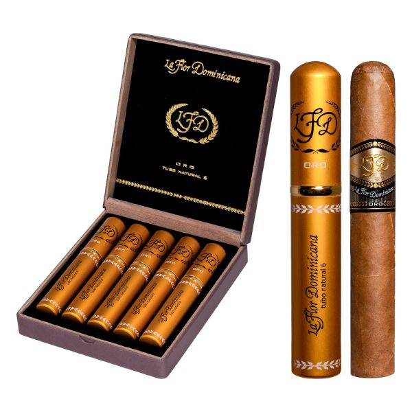 La Flor Dominicana (LFD) Oro Tubo Maduro No. 6 (6.0" x 54) Cigar