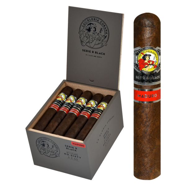 La Gloria Cubana Serie R Black Maduro No. 60 | Premium 6.0" x 60 Cigar