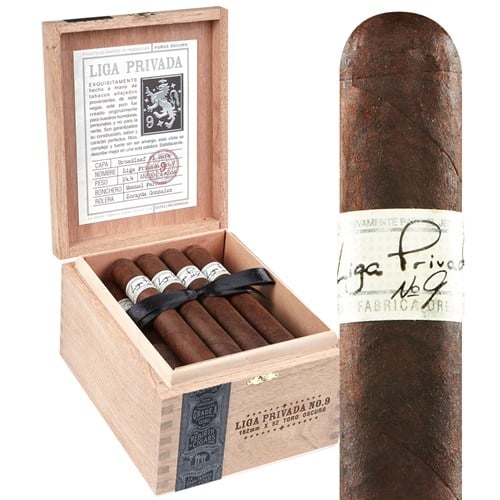 Drew Estate Liga Privada No. 9 Toro - Rich Flavor Profile & Velvety Finish