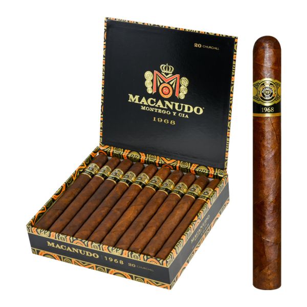 Macanudo 1968 Churchill (7.0" x 49) - Premium Rich Flavor Cigar