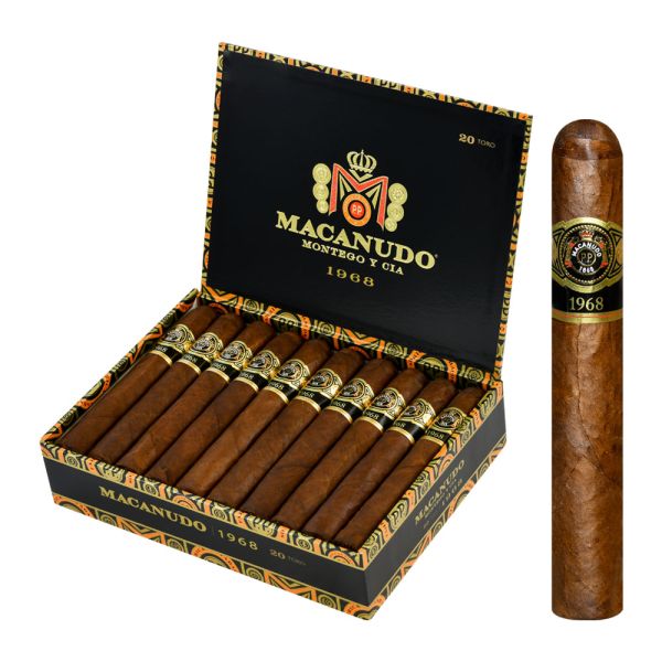 Macanudo 1968 Toro - Premium 6.0" x 54 Cigar with Robust Flavor