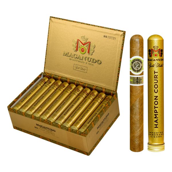 Macanudo Gold Label Hampton Court Tubo | Premium Corona Cigars 