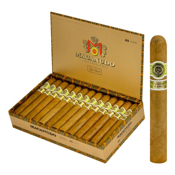 Macanudo Gold Label Tudor Toro | Premium Cigars | 6.0" x 52