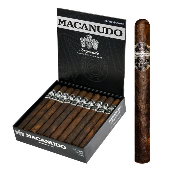 Macanudo Inspirado Black Churchill | Premium Cigars | 7.0" x 48