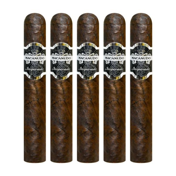 Macanudo Inspirado Black Toro: Rich, Robust Cigars (5.5" x 54)