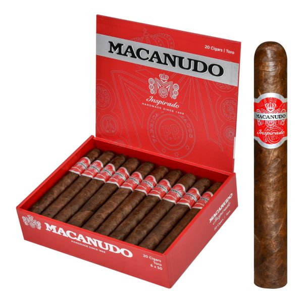 Macanudo Inspirado Red Toro: Intense and Robust Cigars (6.0" x 50)