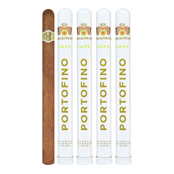 Macanudo Cafe Portofino Tubo Churchill | Smooth Premium Cigar | Elegant Smoke