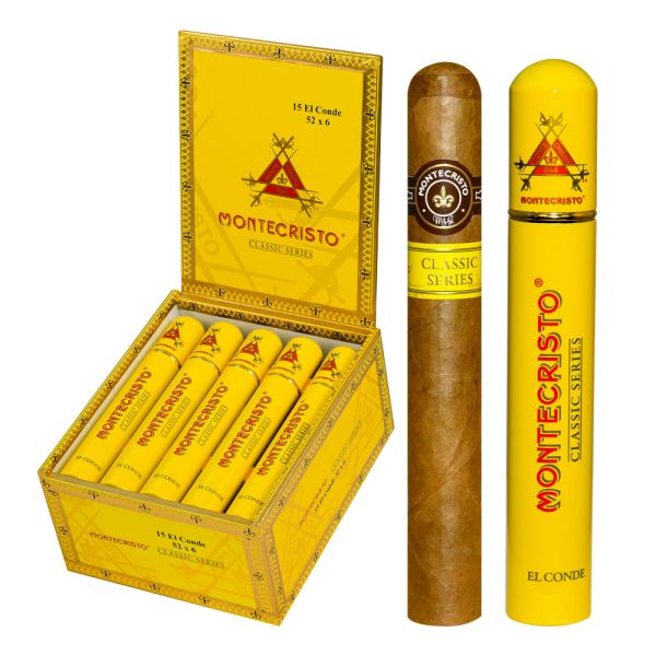 Montecristo Classic El Conde Tubo Toro Cigar - 6.0" x 52