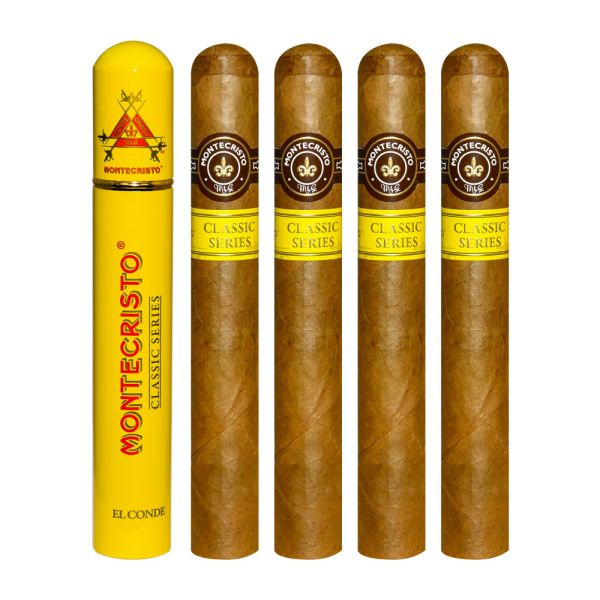 Montecristo Classic El Conde Tubo Toro Cigar - 6.0" x 52