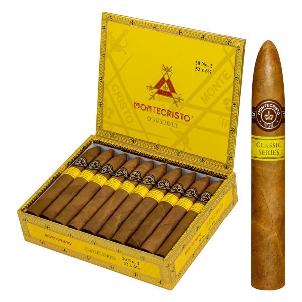 Montecristo Classic No. 2 (Torpedo) - Premium Cuban Cigar 6.13" x 52