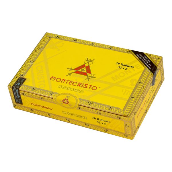 Montecristo Classic (5.0" x 52) - Refined Robusto Cigar with Dominican Blend