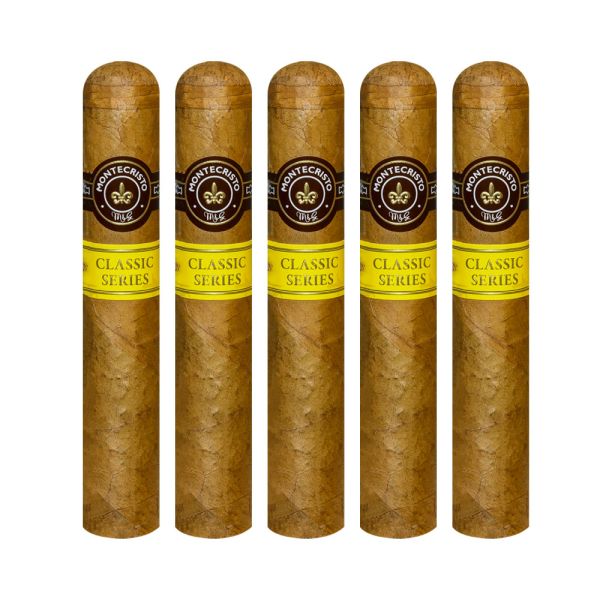 Montecristo Classic (5.0" x 52) - Refined Robusto Cigar with Dominican Blend