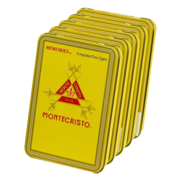 Montecristo Memories Yellow Tin Cigars (4.0" x 33)