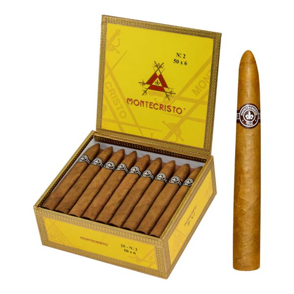 Montecristo Original No. 2 (Torpedo) Cigar - Premium 6.0" x 50