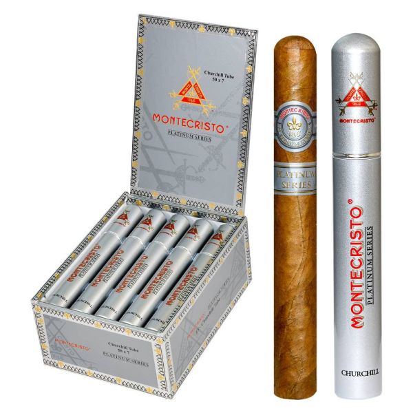 Montecristo Platinum Series Tubo Churchill – Premium 7x50 Cigar