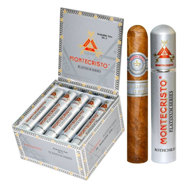 Montecristo Platinum Rothchilde Tubo Cigar – Medium to Full-Bodied Perfection