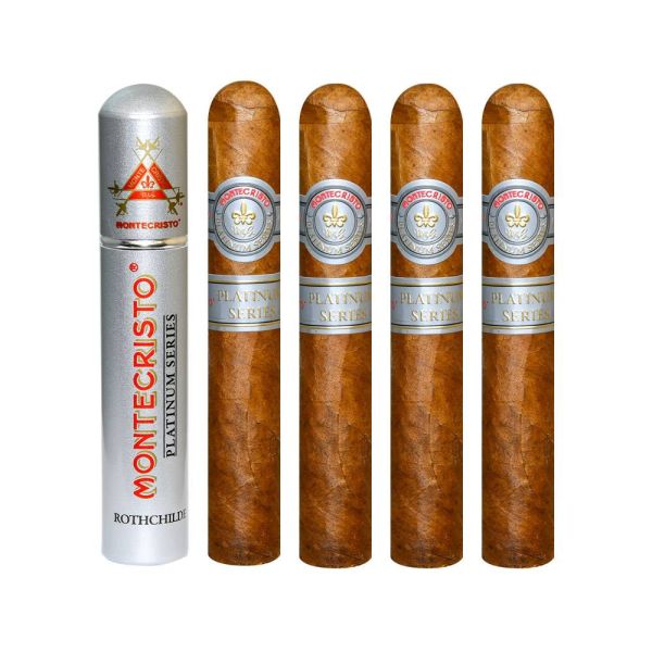 Montecristo Platinum Rothchilde Tubo Cigar – Medium to Full-Bodied Perfection