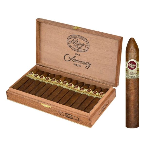 Padron 1964 Anniversary Series Natural Belicoso – Premium Cigar (5.0" x 52)