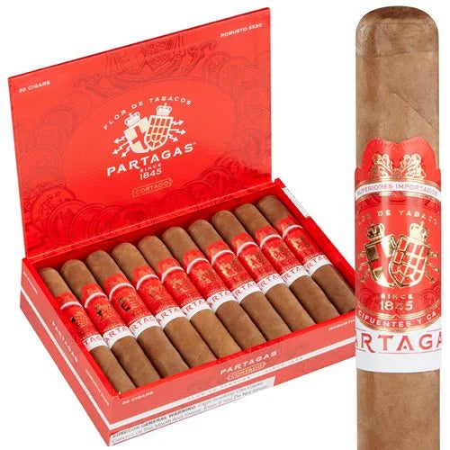 Partagas 1845 Cortado Toro Cigar - 6.0" x 52 Premium Smoke