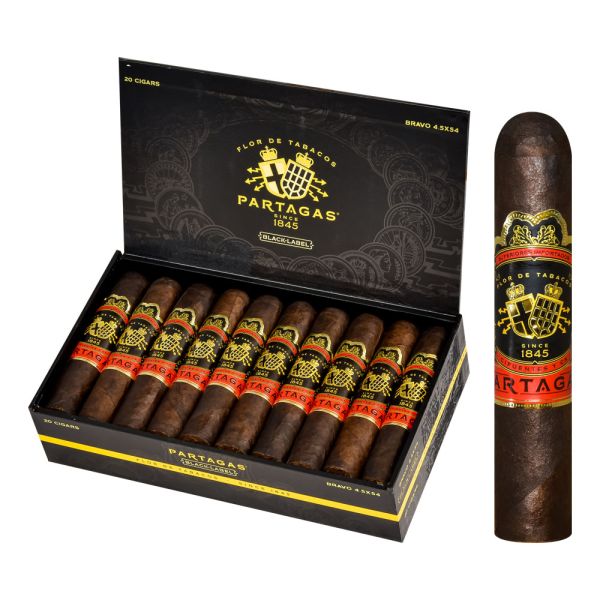 Partagas Black Label Bravo (4.5" x 54) - Short Robusto Cigars