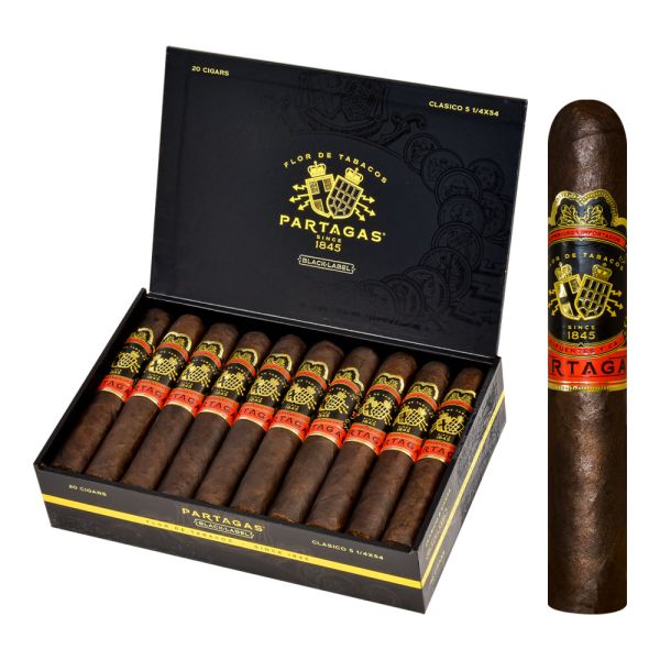 Partagas Black Label Clasico (Robusto) (5.25" x 54) Cigar