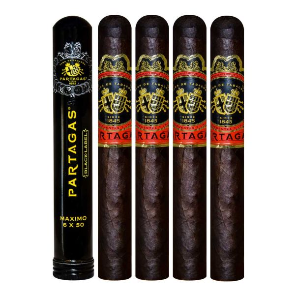 Partagas Black Label Maximo Tubo (Toro) (6.0" x 50) Cigar