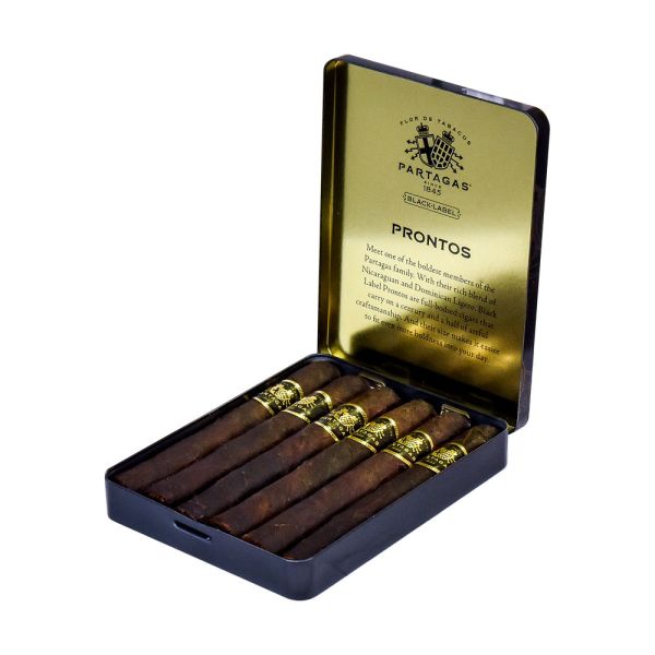 Partagas Black Label Prontos Tin (4.19" x 36) Cigar