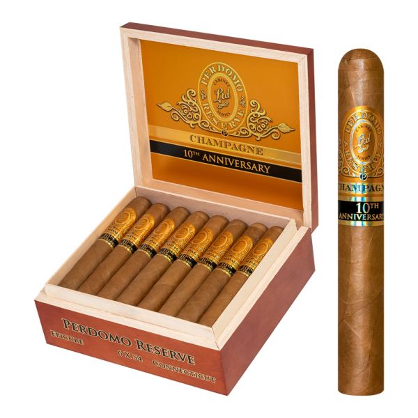 Perdomo 10th Anniversary Champagne Epicure Natural | Toro Cigar | Premium Cigars