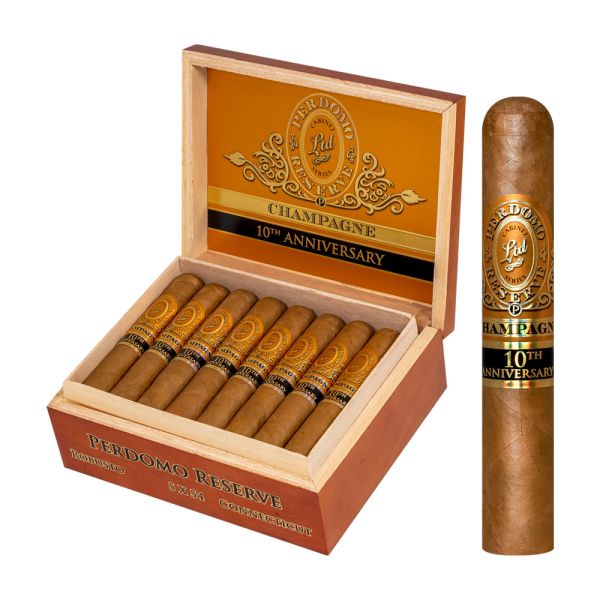 Premium Perdomo 10th Anniversary Champagne Natural Robusto Cigar