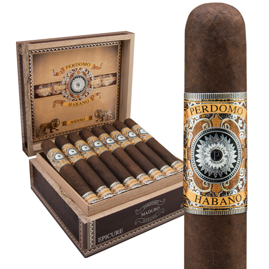 Perdomo Habano Bourbon Barrel Aged Maduro Torpedo (6.5" x 54) Cigar