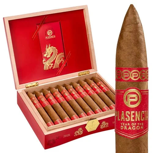 Plasencia Year of the Dragon LE 2024 Torpedo Cigar (6.5" x 54) – Premium Craftsmanship