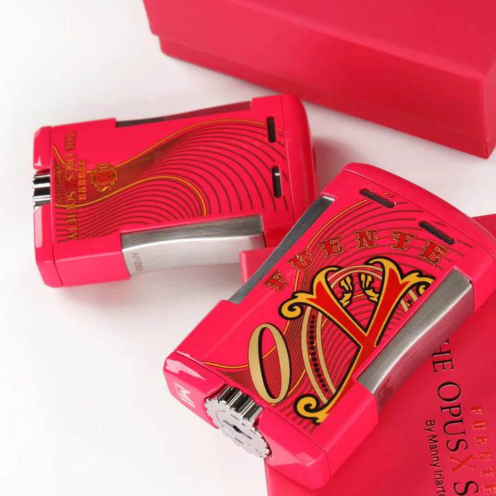 The Opus X Society Table Top Lighter - Pink