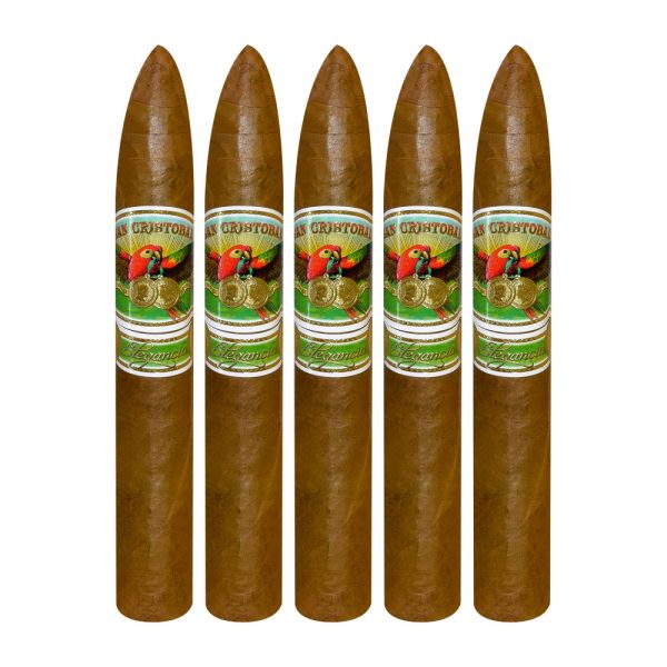 5 pack of San Cristobal Elegancia Pyramid Cigars