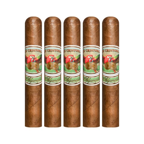 5 pack of San Cristobal Elegancia Robusto Cigars