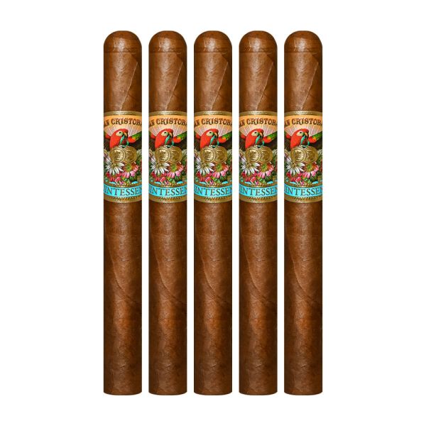 5 pack of San Cristobal Quintessence Churchill Cigars