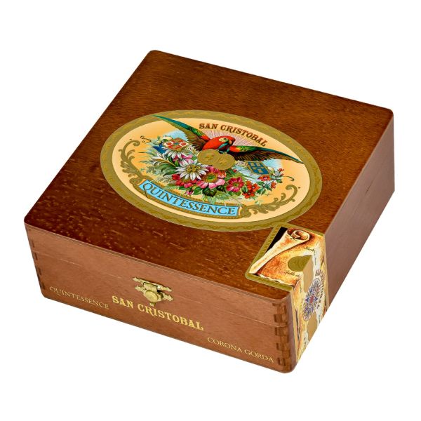 Closed box of San Cristobal Quintessence Corona Cigars