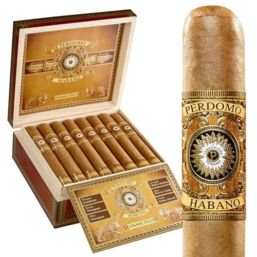 Smooth Perdomo Habano BBA Connecticut Epicure – Medium-Bodied Toro Cigar