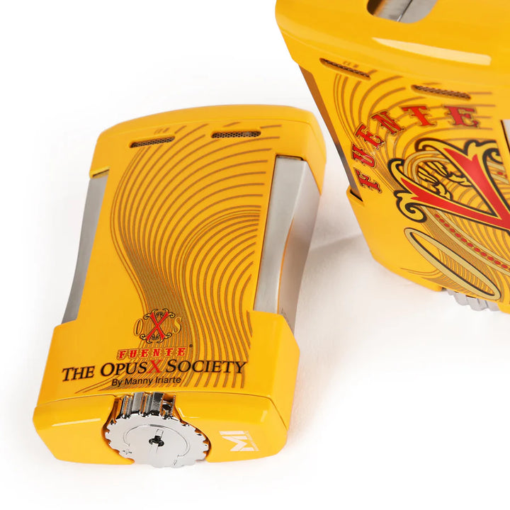 The Opus X Society Table Top Lighter - Yellow