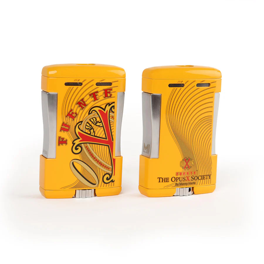 The Opus X Society Table Top Lighter - Yellow